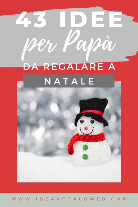 Regali di Natale per papà - Pinterest 2