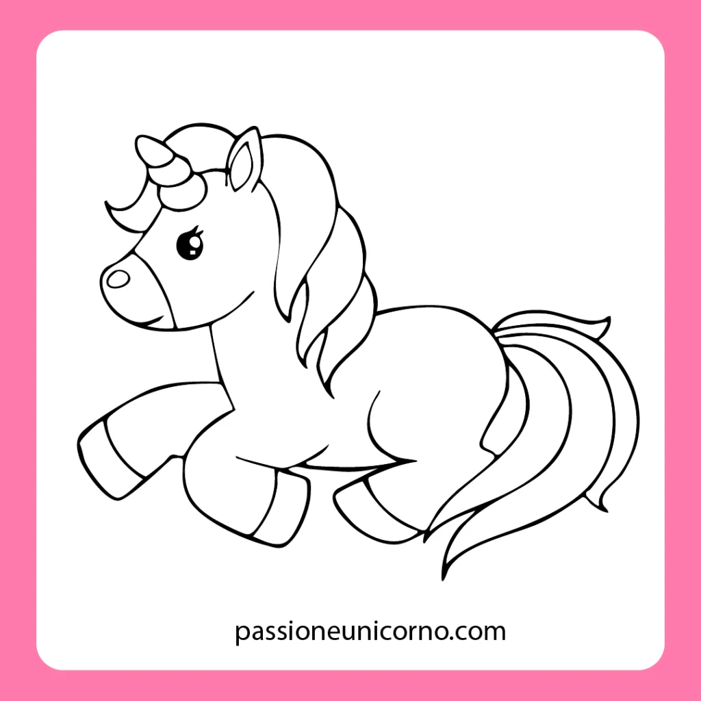 disegno unicorno