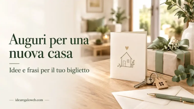Cosa scrivere in un biglietto di auguri per una nuova casa