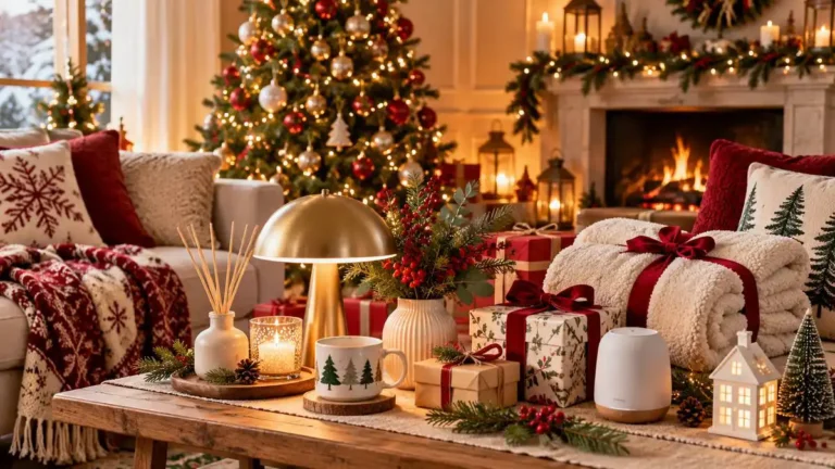 Idee regalo di Natale per la casa con decorazioni, accessori e complementi d'arredo.