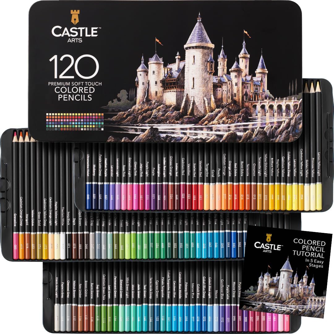 Castle Art Supplies Set di 120 Matite