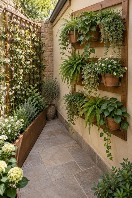 Giardino di aromatiche vicino alla cucina