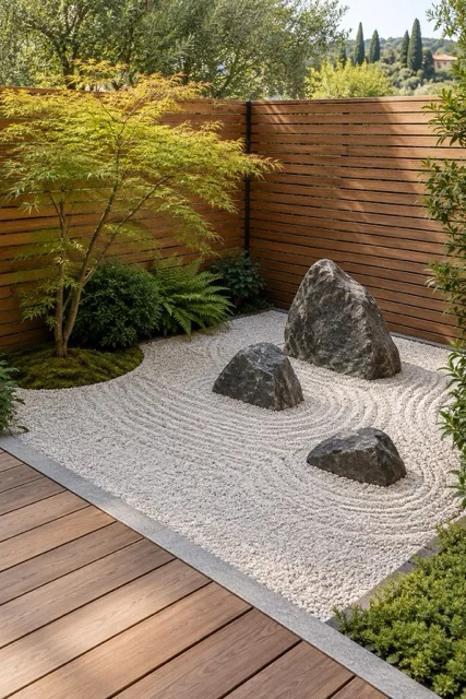 Giardino di ispirazione zen