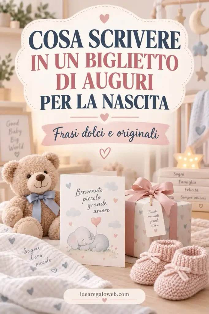cosa scrivere in un biglietto di auguri per la nascita