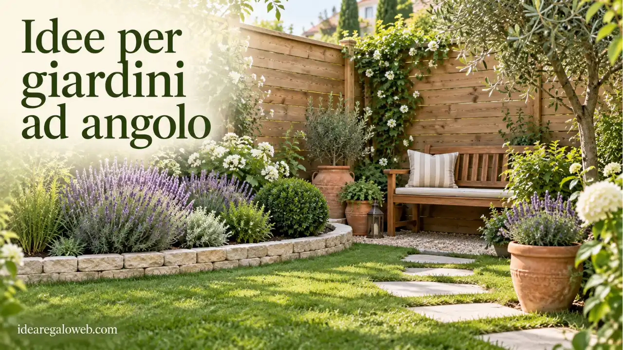 idee per giardini ad angolo