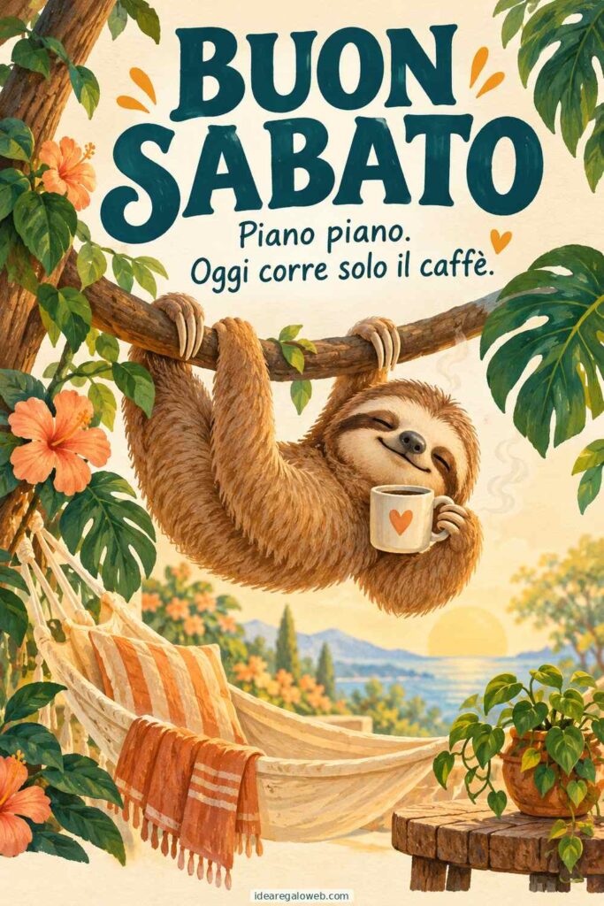 buon-sabato-bradipo
